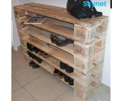 Pallet shoe rack - 3