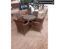 Rattan dining chairs - 2