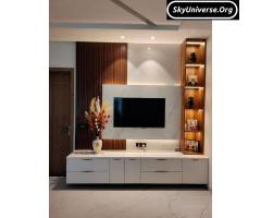 Tv unit installation