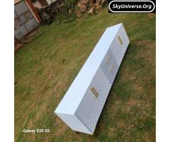 modern tv stand white