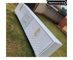 modern tv stand white - 2