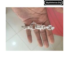 Gaboratory dog head silver bracelet - 3
