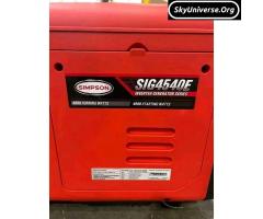 Brand new Simpson 4000W invertor generators