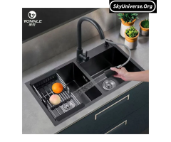Modern  Double  boul kitchen  sink