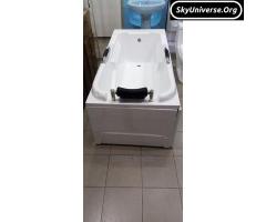 Bathtub  with panel  and handle