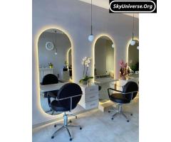 Saloon mirrors setup