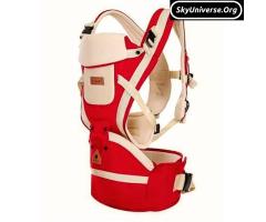 Hip seat baby carrier