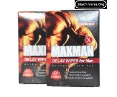 Maxman Delay Wipes – 10‑pack Premature Ejaculation Wipes (Stay Hard Longer) Putulu
