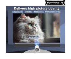 HD Smart Projector – Portable 720p WiFi6 Android 11 Mini Cinema with Bluetooth & Auto Keystone - 3
