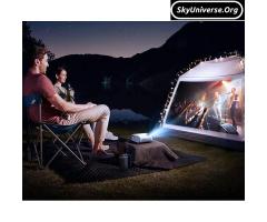 HD Smart Projector – Portable 720p WiFi6 Android 11 Mini Cinema with Bluetooth & Auto Keystone - 6