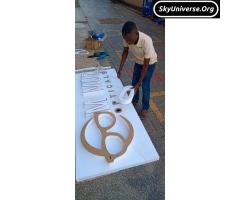 Illuminated 3D letters - 3