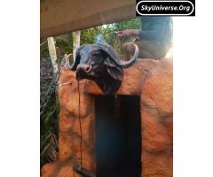 Wall hanging buffalo