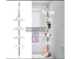 Bathroom corner rack/ bathroom organizer.