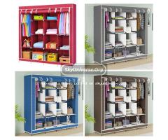 4column metallic closets