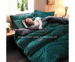 Coral velvet Duvet sets