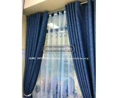 Dark blue Curtains