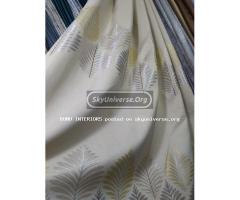 Cream thick material Curtain
