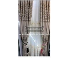 Brown Curtains