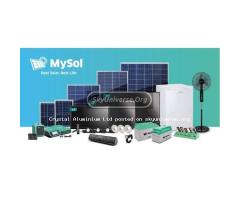 43" Solar TV with solar lights for installment payment