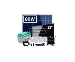43" Solar TV with solar lights for installment payment - 2
