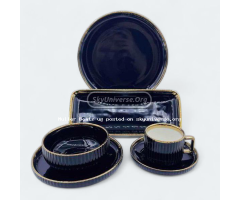 JIAYUANBAO 32PCS Premium Porcelain Dinner Set – Model JE7782-L1