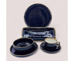 JIAYUANBAO 32PCS Premium Porcelain Dinner Set – Model JE7782-L1 - 2