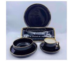 JIAYUANBAO 32PCS Premium Porcelain Dinner Set – Model JE7782-L1 - 3