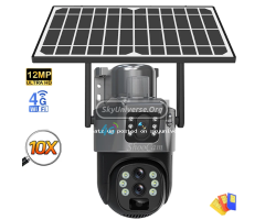 Honton 5g Hd Solar Ptz Camera - 2lens, Intelligent Energy - 5