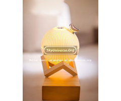 330ml USB Cool Mist Air Humidifier with Warm LED Light & Aroma Diffuser - 7