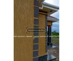 Exterior texture paste painting