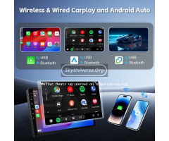 Soak Android 919CP Car Screen 10.1" IPS Touch, 1GB RAM + 32GB ROM, Bluetooth, WiFi, DSP, Mirror - 2