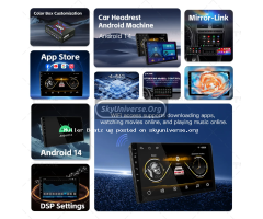 Soak Android 919CP Car Screen 10.1" IPS Touch, 1GB RAM + 32GB ROM, Bluetooth, WiFi, DSP, Mirror - 6