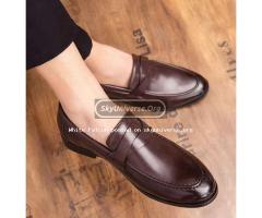 Business classic formal shoes-Brown