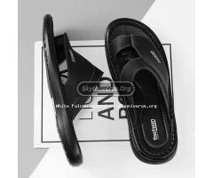 Casual sandals, open toe shoes, flat shoes with rubber sole-Black - 3