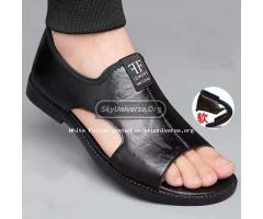 Fronci Casual Sandals-rubber sole, non-slip-Black - 2