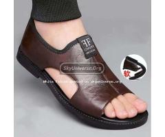 Fronci Casual Sandals-rubber sole, non-slip-brown - 2