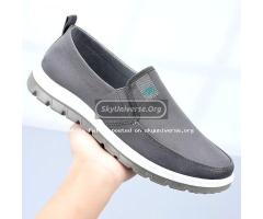 Men’s Sneakers – Canvas, Rubber Outsole, Breathable