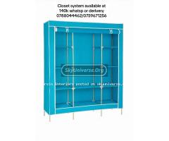 Closet system available - 3