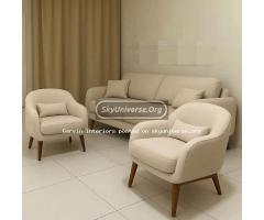 Cream chairs available