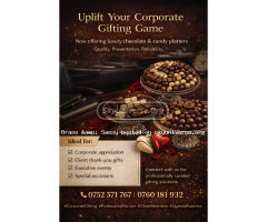 Chocolate and candy platters