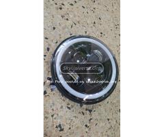 Led Round Headlamp for Landcruiser 2, Jeep and Hilux - 3