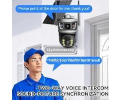 4G Solar Camera,Night Vision, Motion Tracking, IP66 Weatherproof, Wireless Security Camera - 4