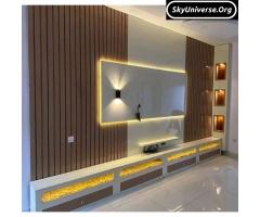 Tv unit installation