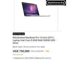 MacBook pro 13 inch intel core i5