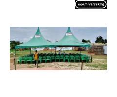 100 seater with chair plastic chairs