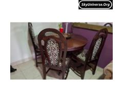 Dinning table with 6 chairs