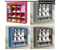 4column metallic and cloth closets