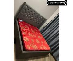 Elegant 5*6 leather dressed beds - 3