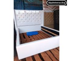 Elegant 5*6 leather dressed beds - 5