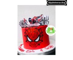 Spiderman cake, for ur birthday
